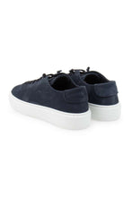 FABIANO RICCI LOW TOP LEATHER SNEAKER NAVY
