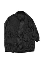 BOMBOOGIE GLÄNZENDEM MIT KRAGEN REGENMANTEL BLACK