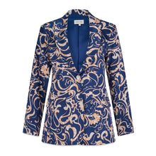 JOYCE & GIRLS BLAZER CAPY PAISLEY BLUE