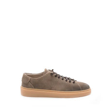 FABIANO RICCI LOW TOP VELOUR LEDER SNEAKER BRAUN