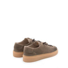FABIANO RICCI LOW TOP VELOUR LEDER SNEAKER BRAUN
