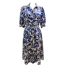 JOYCE & GIRLS KLEID SARDINIA PAISLEY BLUE