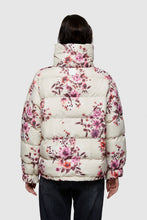 OFF WEAR FLORAL PRINT NYLON SHORT JACKET 9251 - SAND/PINK