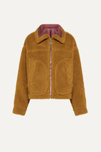 OOF WEAR ECO-SHEEPSKIN REVERSIBLE SHORT JACKET 9262 - PINK/SHARD