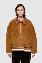 OOF WEAR ECO-SHEEPSKIN REVERSIBLE SHORT JACKET 9262 - PINK/SHARD