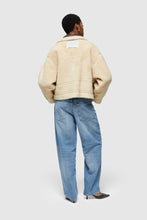 OOF WEAR ECO-SHEEPSKIN REVERSIBLE SHORT JACKET 9262 - BROWN/CREAM