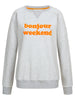 ANOTHER BRAND SWEATER GRAU ORANGE