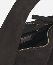 AGL TASCHE SOFTY BAG BRAUN VELOURLEDER